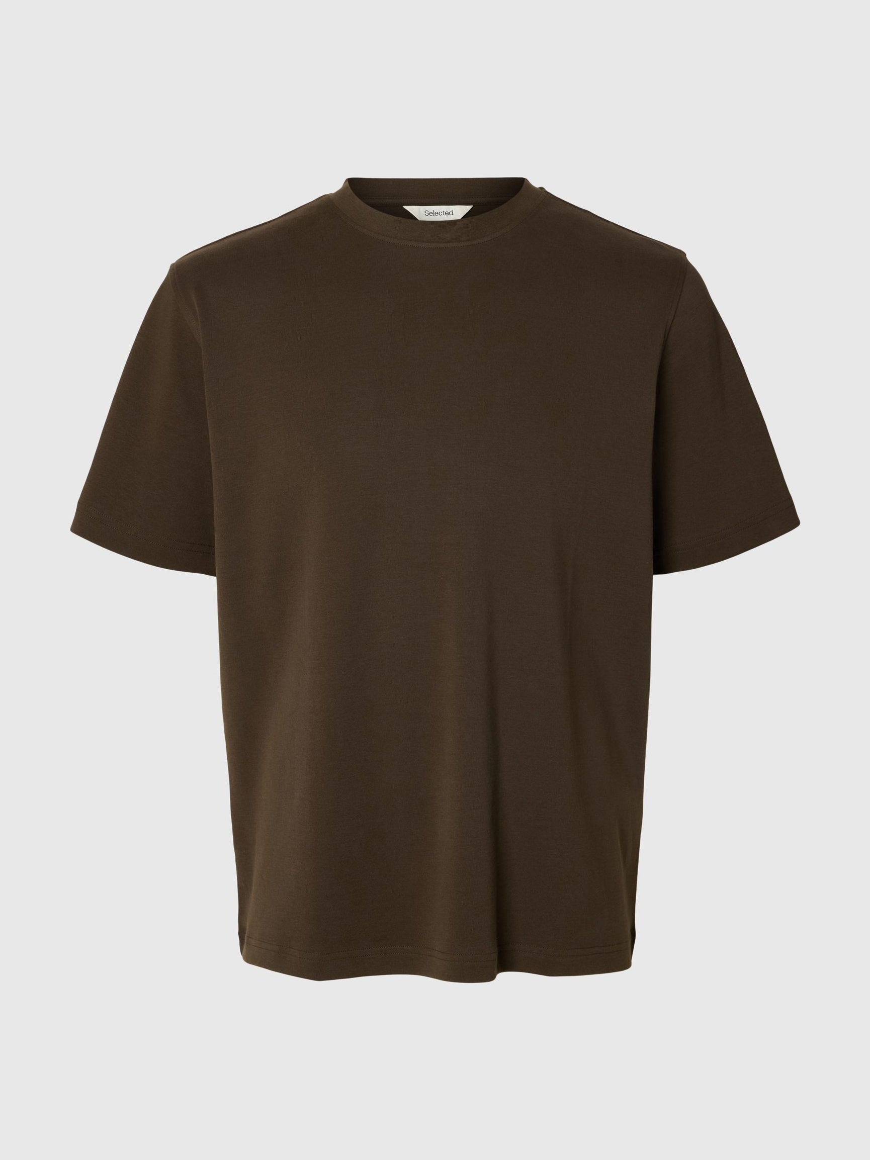 REGULAR FIT T-SHIRT - Turkish Coffee