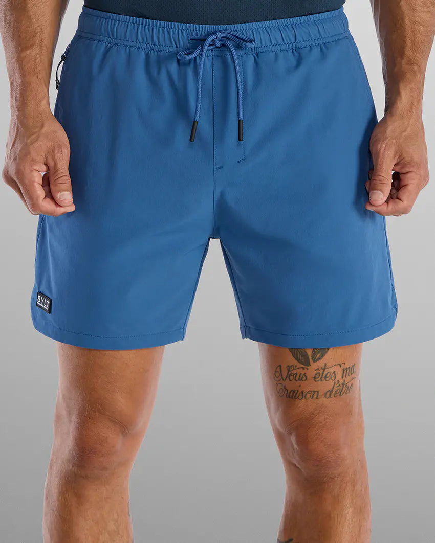 The BIOS Short - Light Navy Liner 5.5"