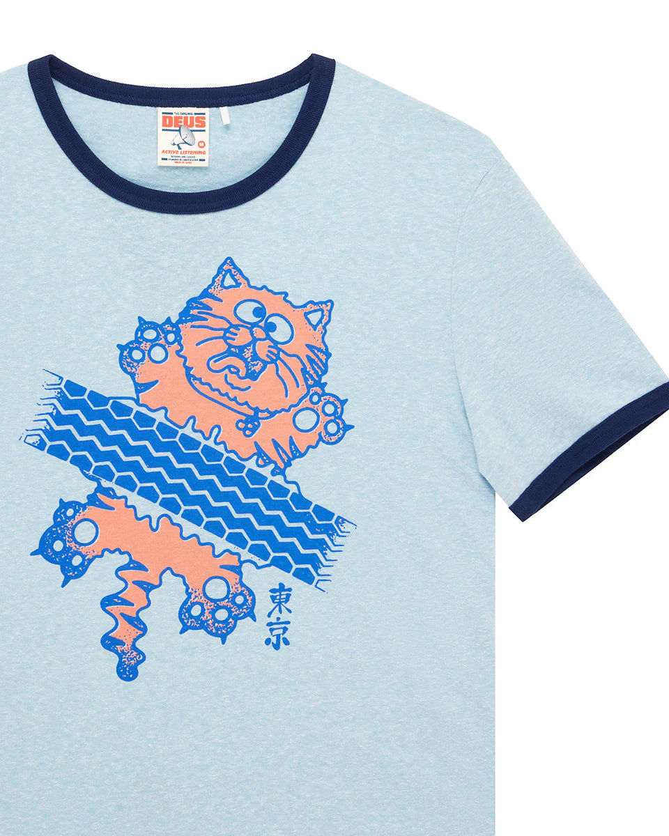 Flat Out Tee - Strong Blue