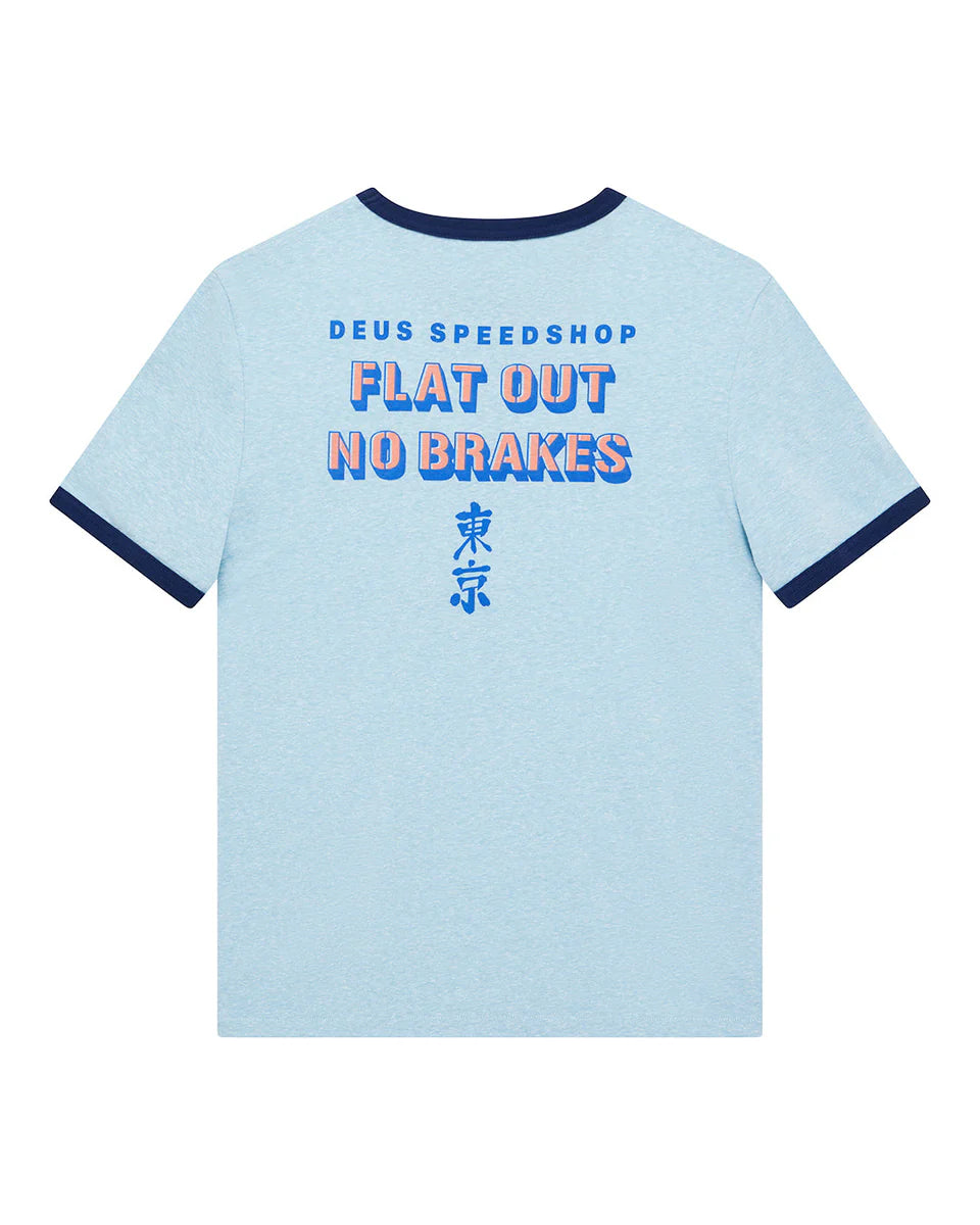 Flat Out Tee - Strong Blue