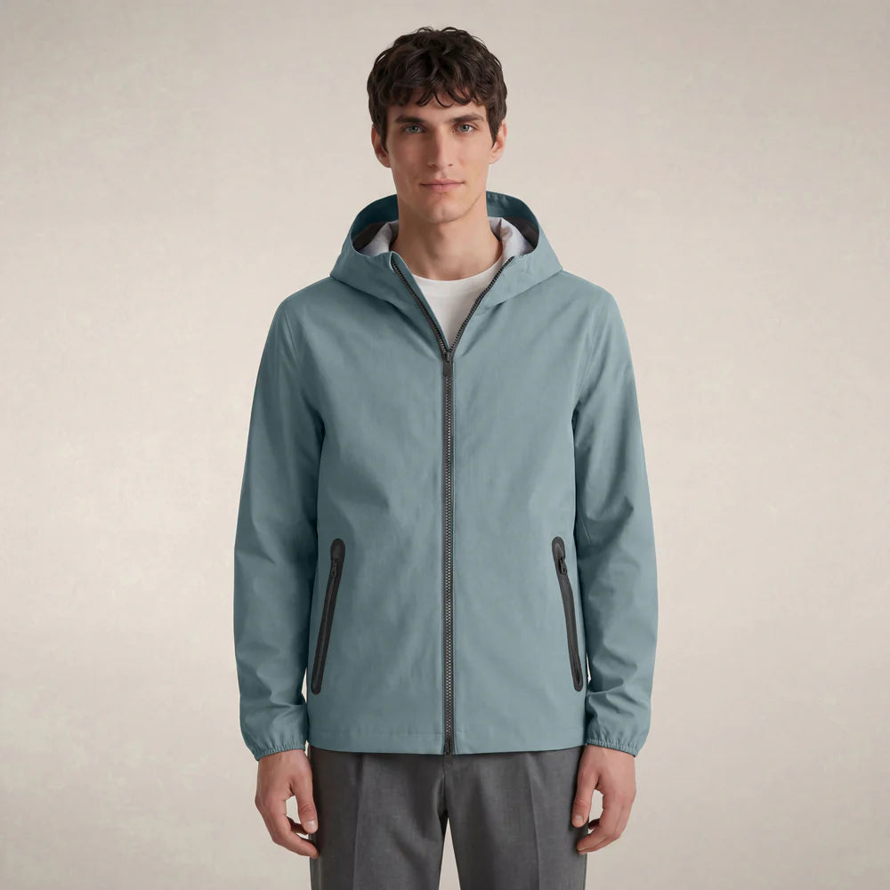 Men's Rain Jacket mod. Drop in Island Blue - Island Blue