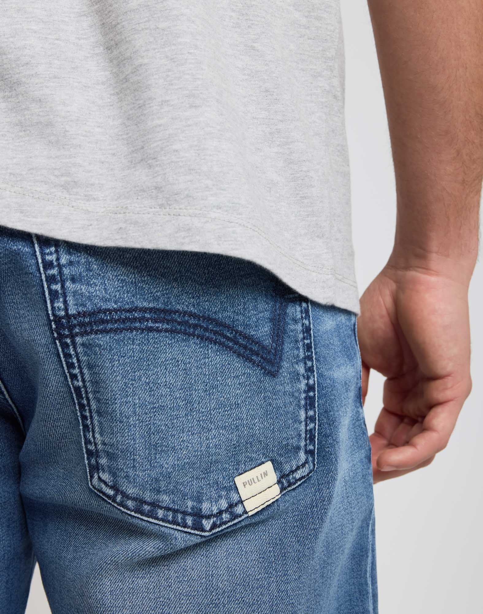 Bruce Regular Trousers - Med Blue