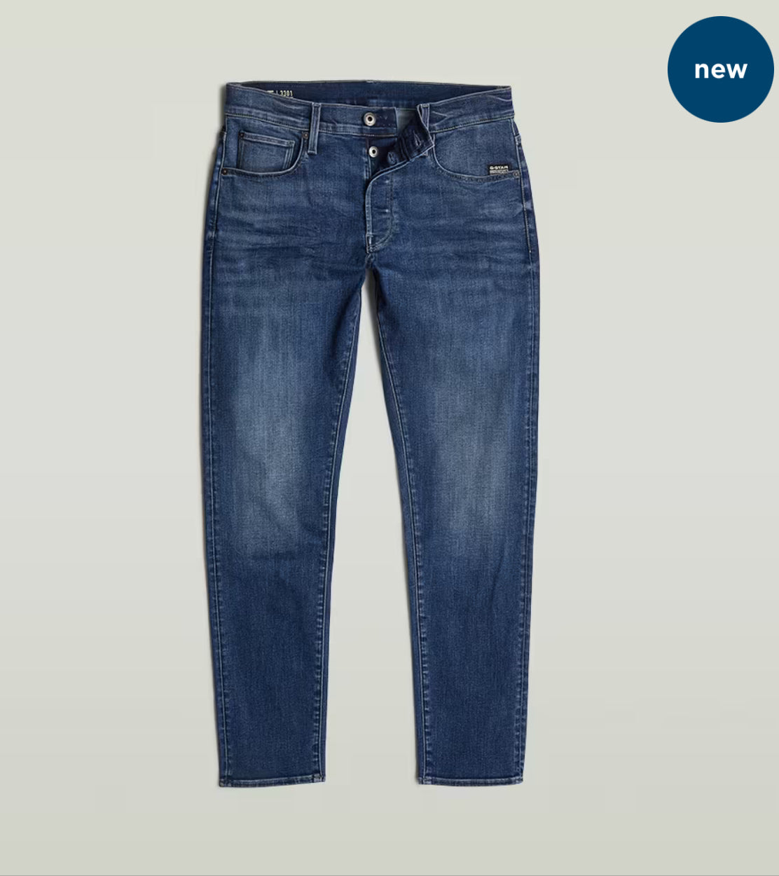 3301 SLIM JEANS - Medium Aged