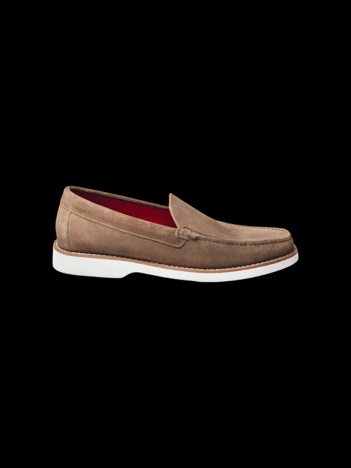 SUEDE LOAFER SHOES | DANDRIDGE, TAN
