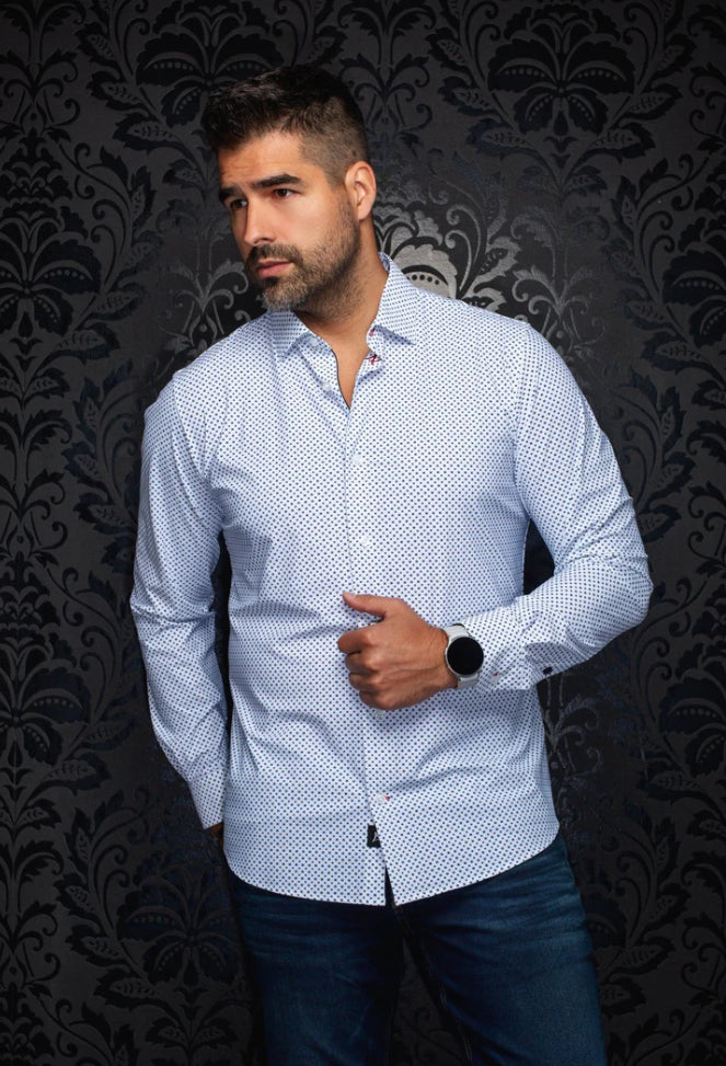 NYLON LONG SLEEVES | NICOLAS CUBE, WHITE