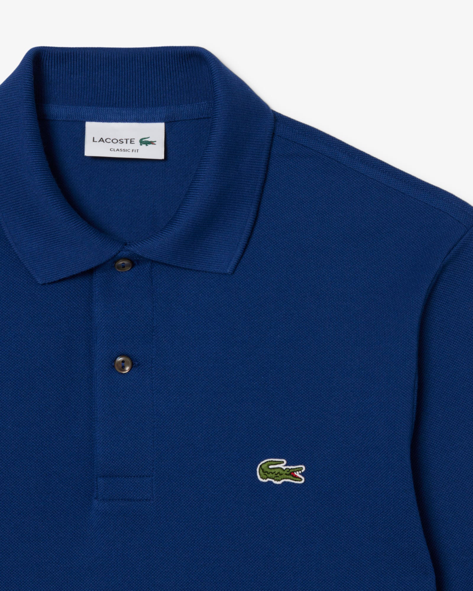 Men's Classic Fit Long Sleeve L.12.12 Polo - Blue