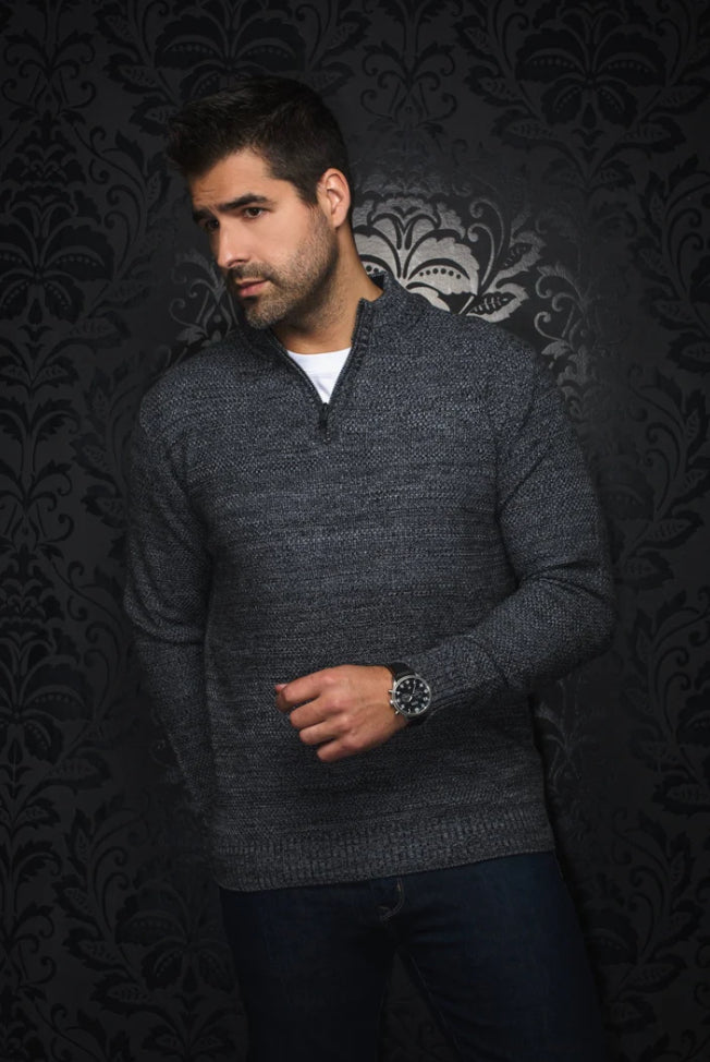 SWEATER IN MERINO WOOL | VOGAR, GREY