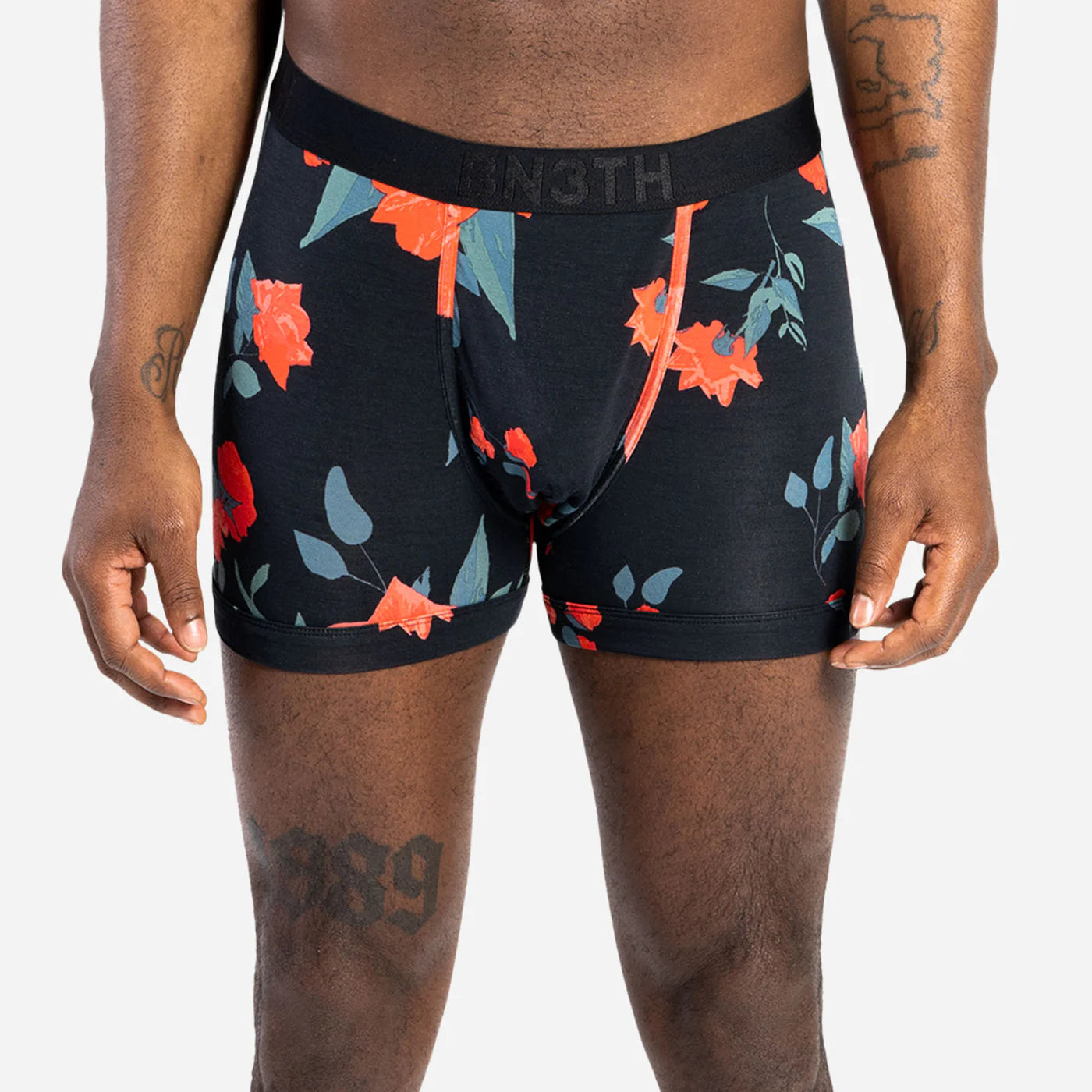 Classic Trunk 3.5” Buds Black Print Underwear