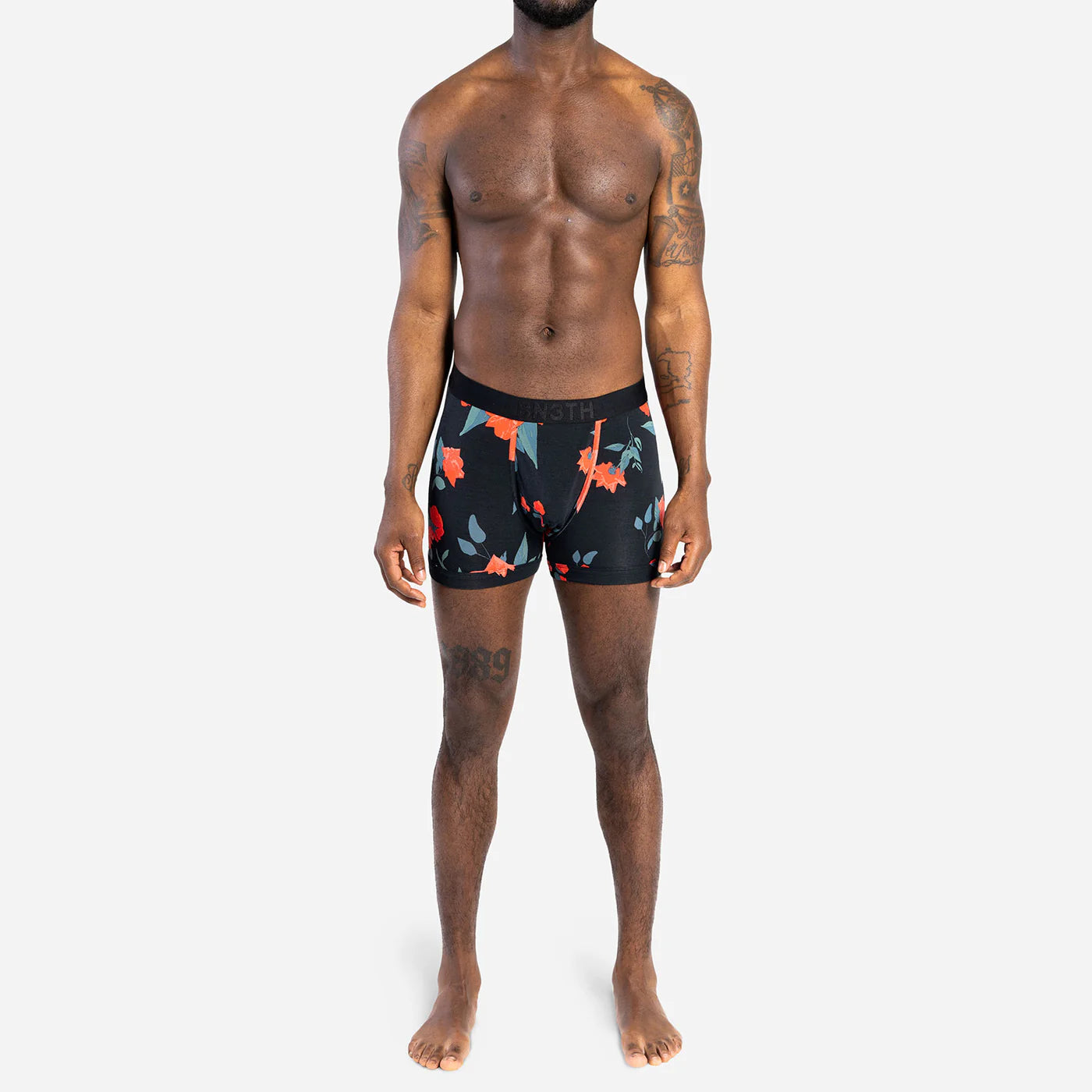 Classic Trunk 3.5” Buds Black Print Underwear