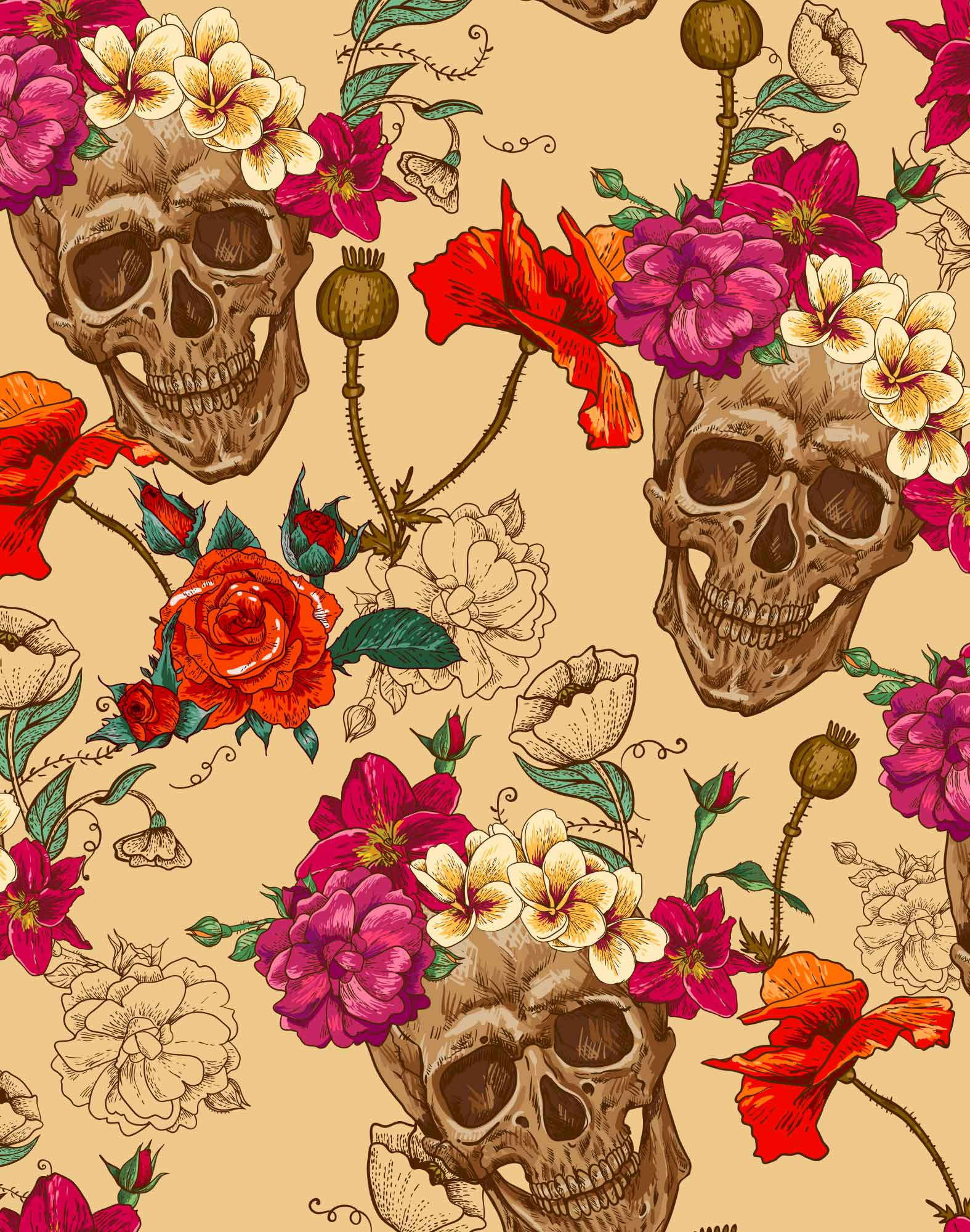 MEN'S TRUNK FASHION 2 SKULLY