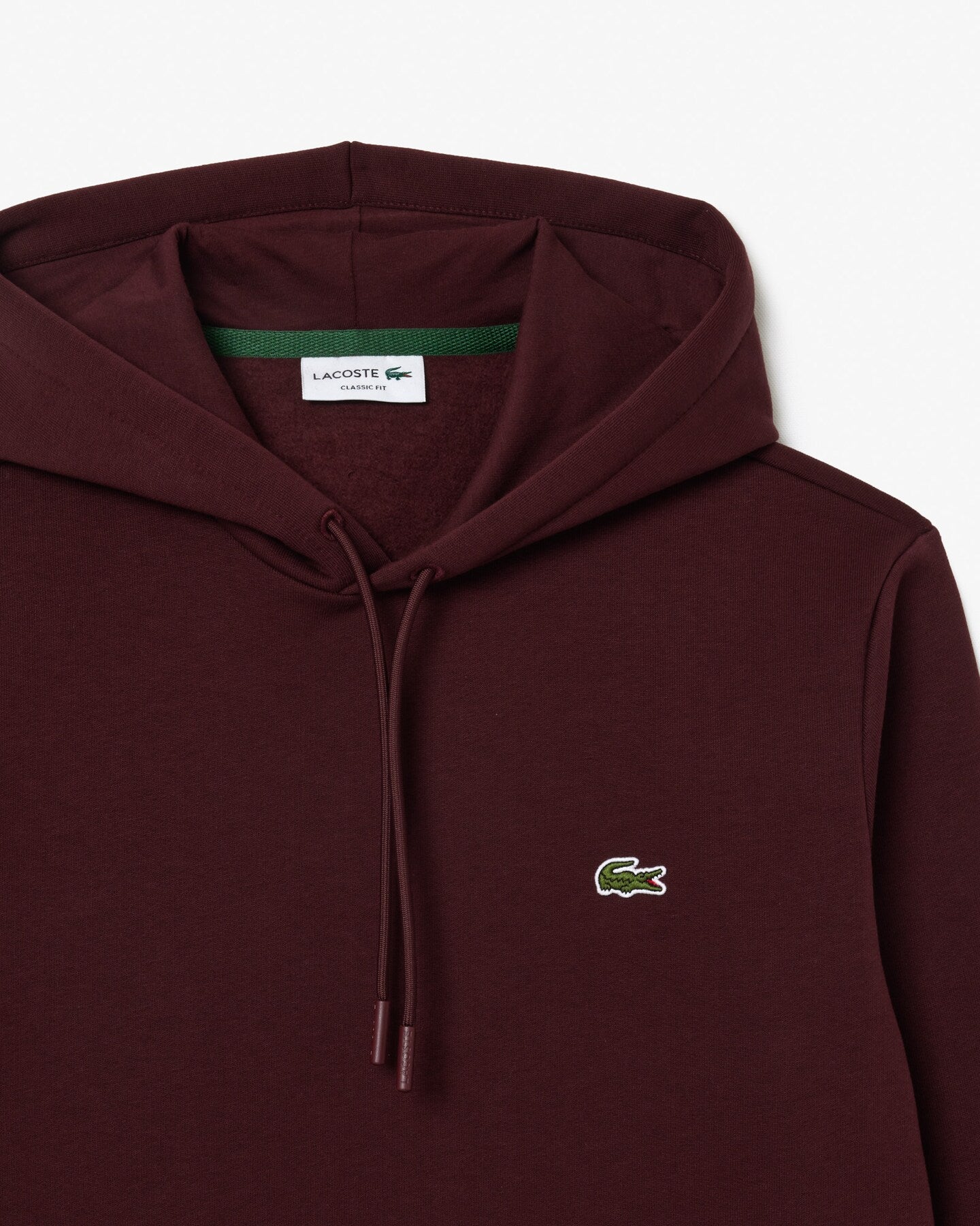 FLEECE HOODIE - Bordeaux