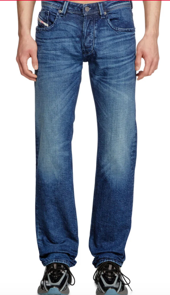 Regular Jeans Low Waist 1985 Larkee - 09L51 Dark Blue
