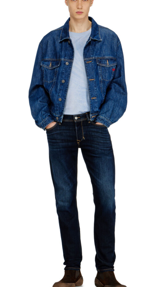 Regular Jeans Low Waist 1986 Larkee-Beex -09Q15 Dark Blue