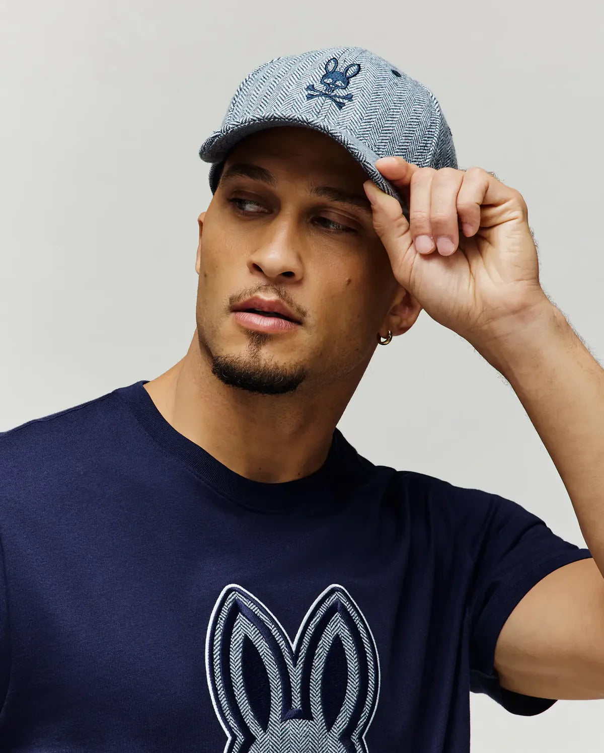 Mens marlo baseball cap - evening blue