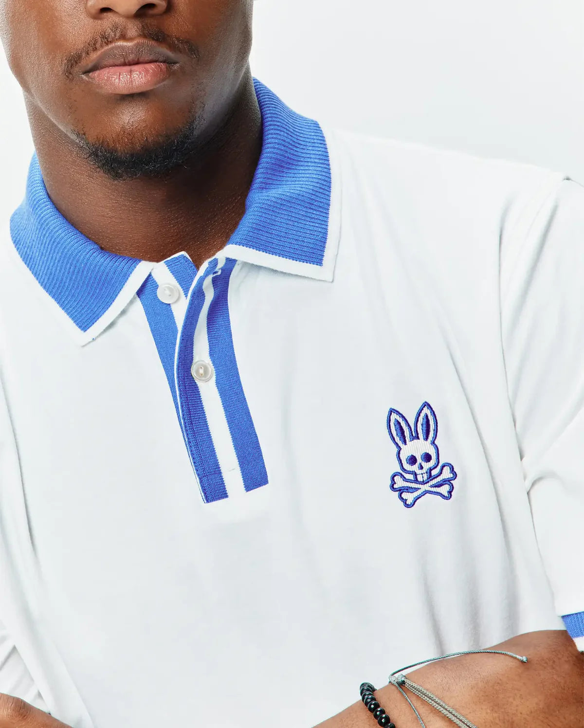 Mens Ridley Performance Pique Polo - White