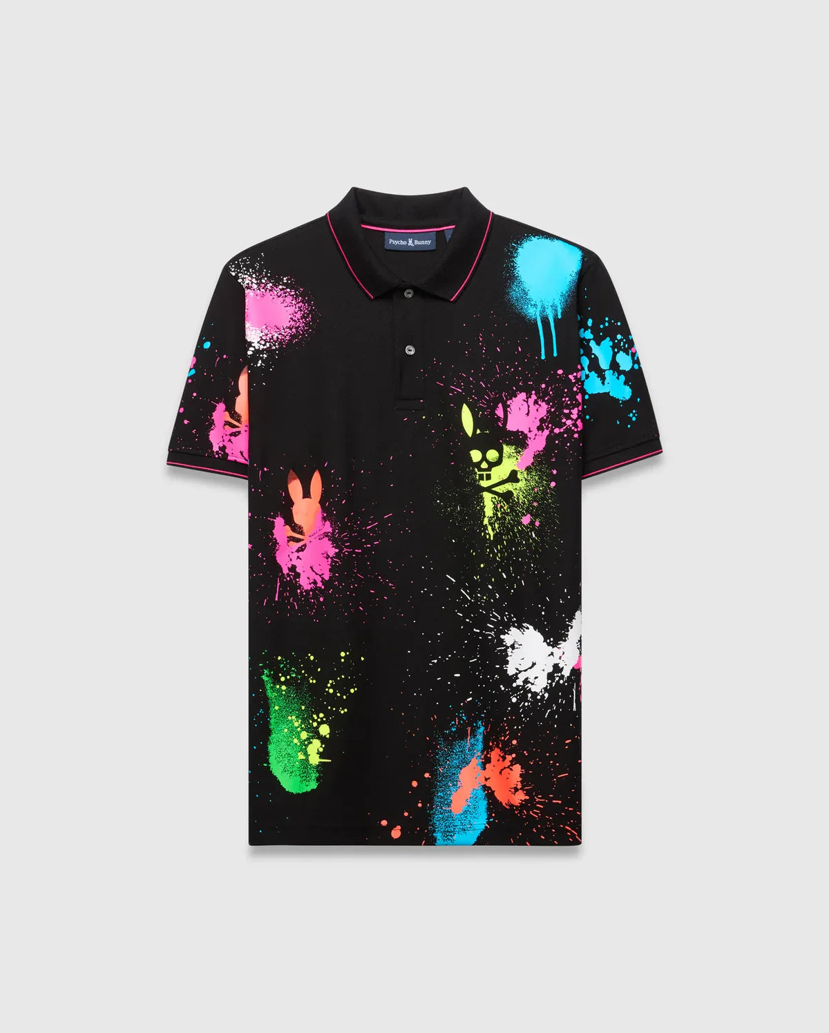 Mens Quintin Pique Polo - Black