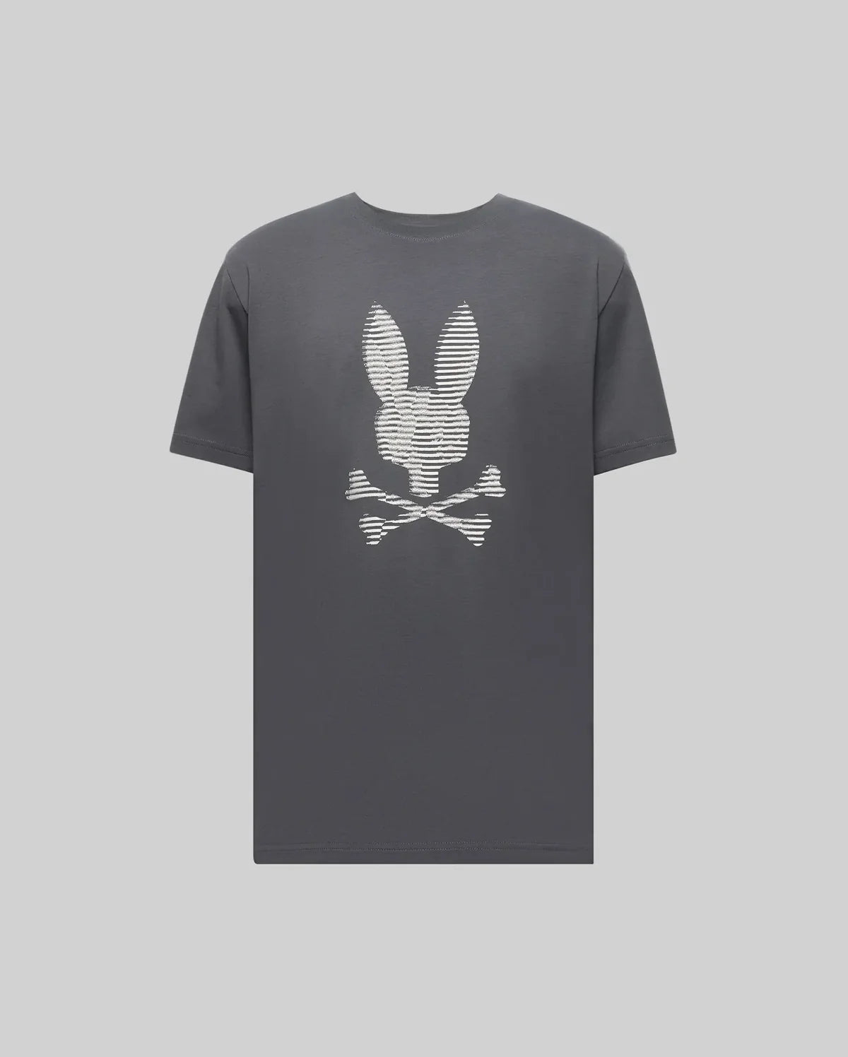Mens Grant Bunny Graphic Tee - Blackened Pearl