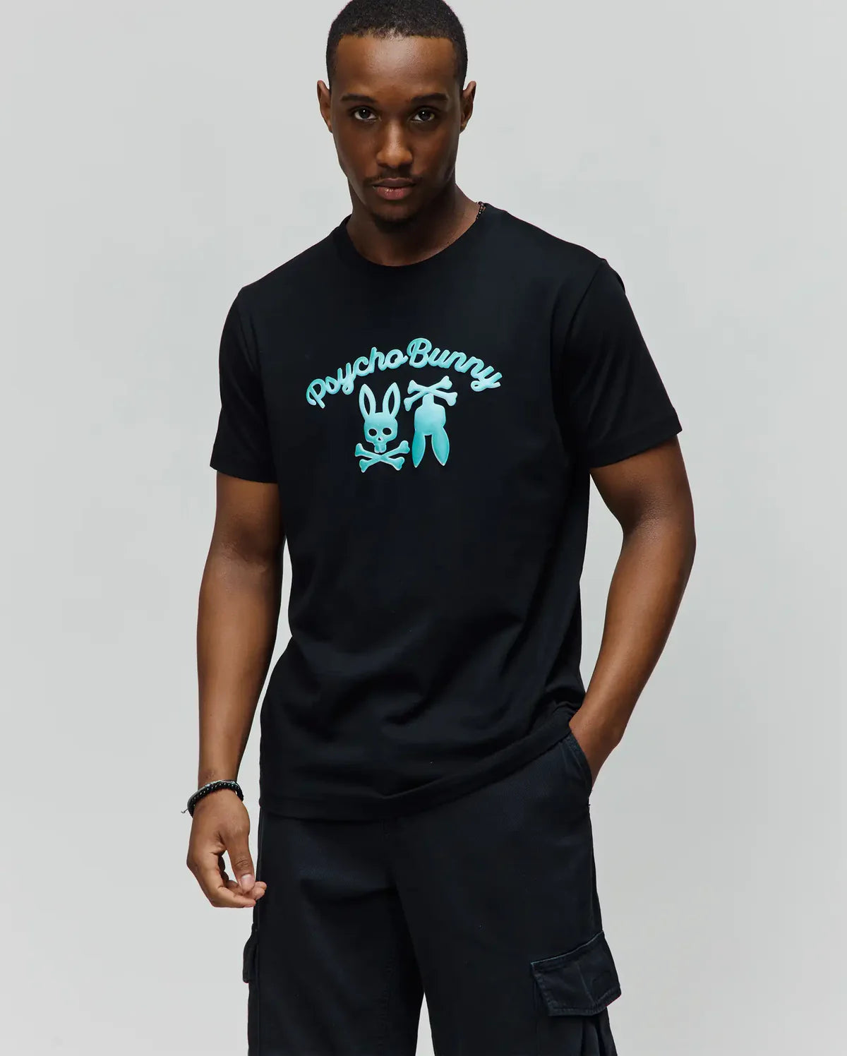 Mens Aram Graphic Tee - Black