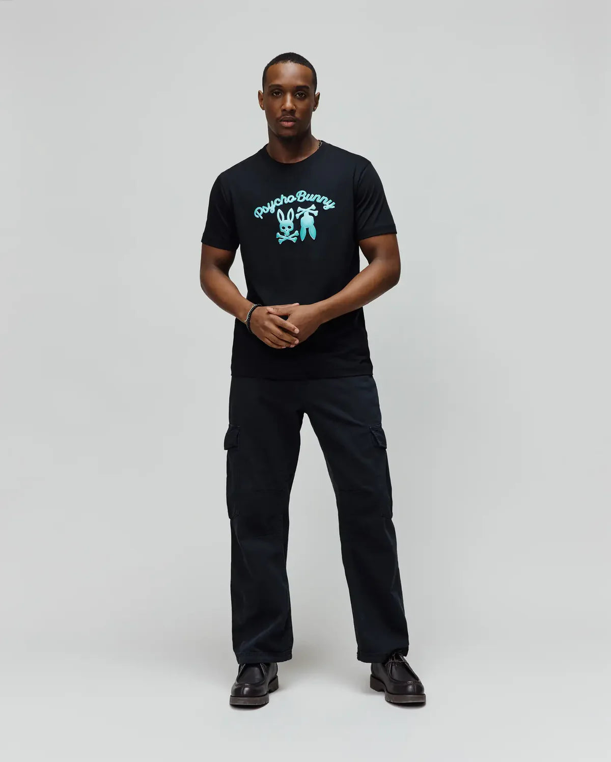 Mens Aram Graphic Tee - Black