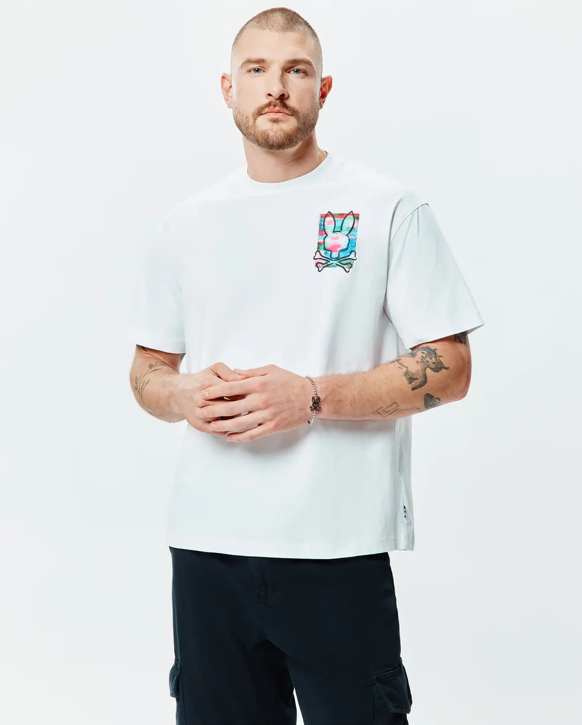 Mens Isaac Oversized Tee - White
