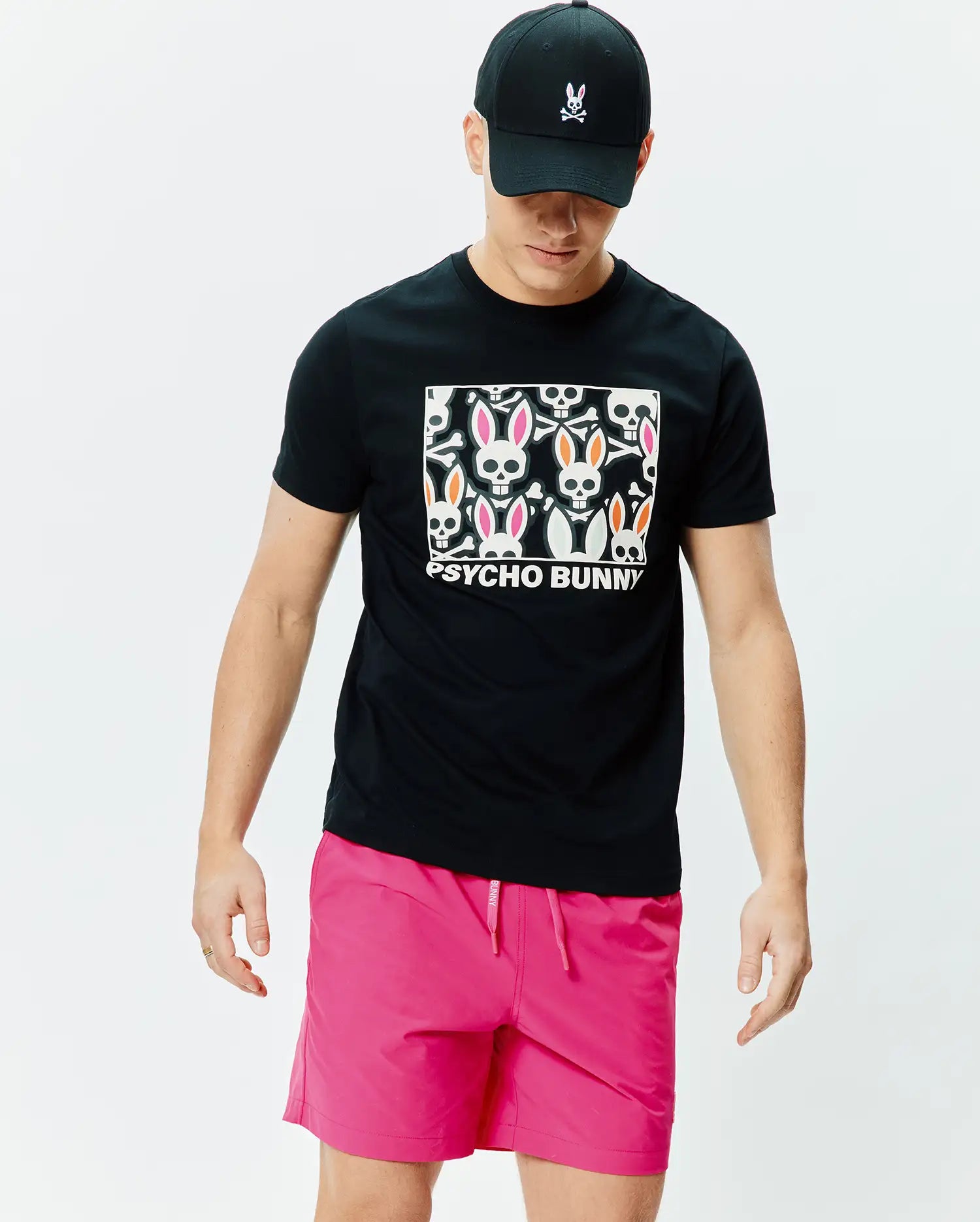 Mens Byron Graphic Tee - Black