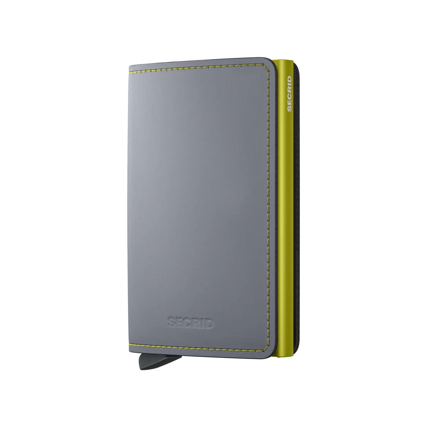 Slimwallet Matte Grey / Lime RFID Secure