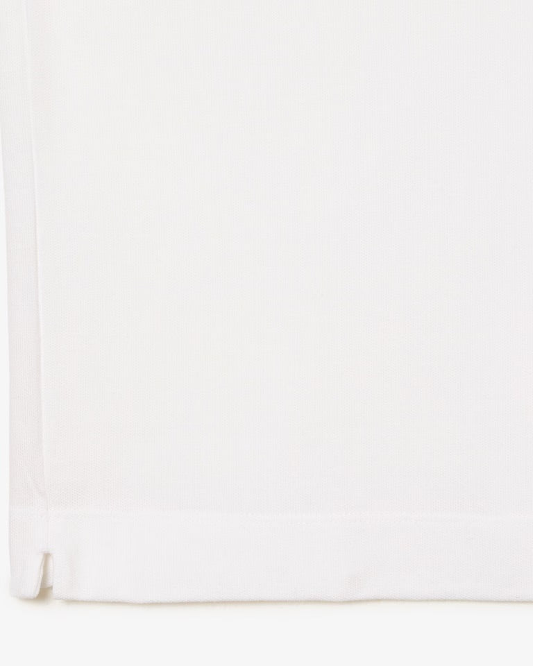 Men's Regular Fit Paris Stretch Piqué Polo - White