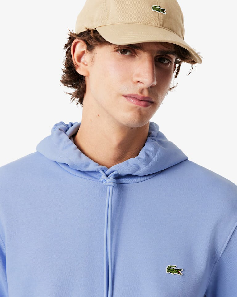 Men's Cotton Fleece Hoodie - Purple/Blue