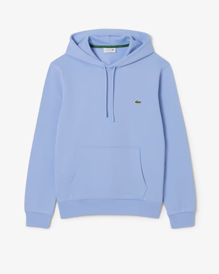 Men's Cotton Fleece Hoodie - Purple/Blue