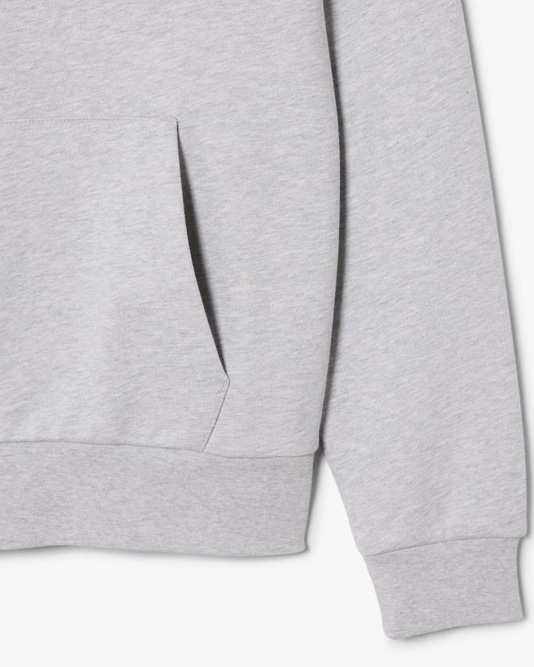 Men's Cotton Fleece Hoodie - Grey