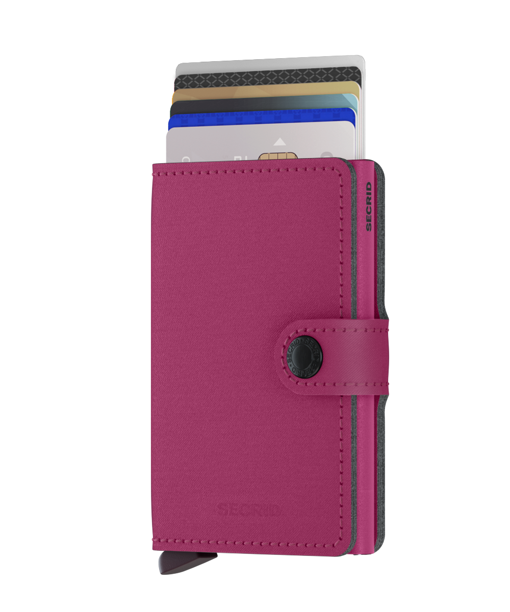 Miniwallet Vegan Yard Fuchsia/Fuchsia RFID Secure