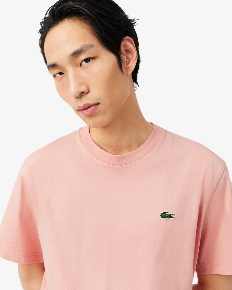 Men's Cotton T-shirt - Coral Pink