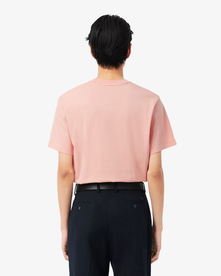 Men's Cotton T-shirt - Coral Pink