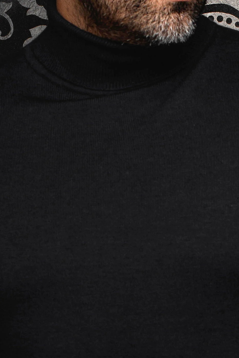 SWEATER MERINO WOOL | ARKANES, BLACK