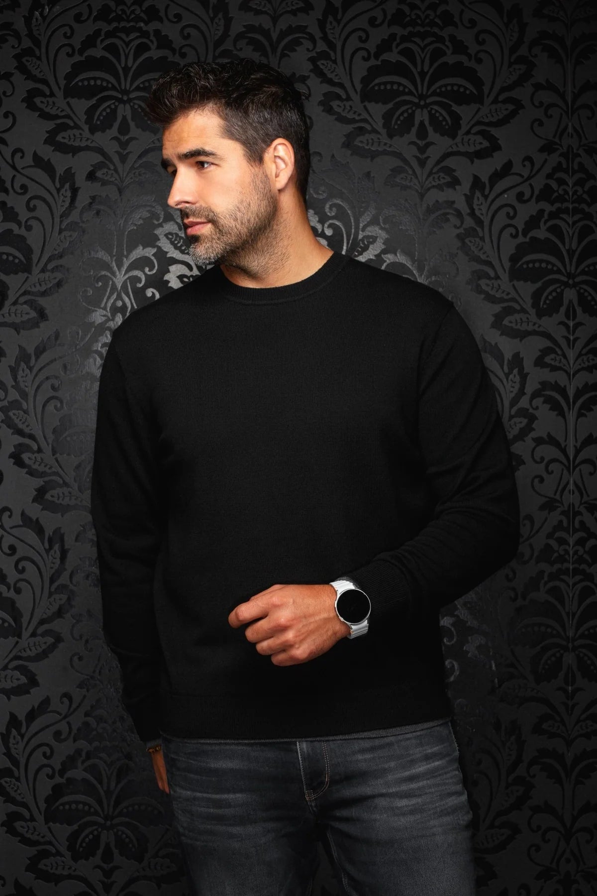 Cashmere Sweater | LACAUNE, Black