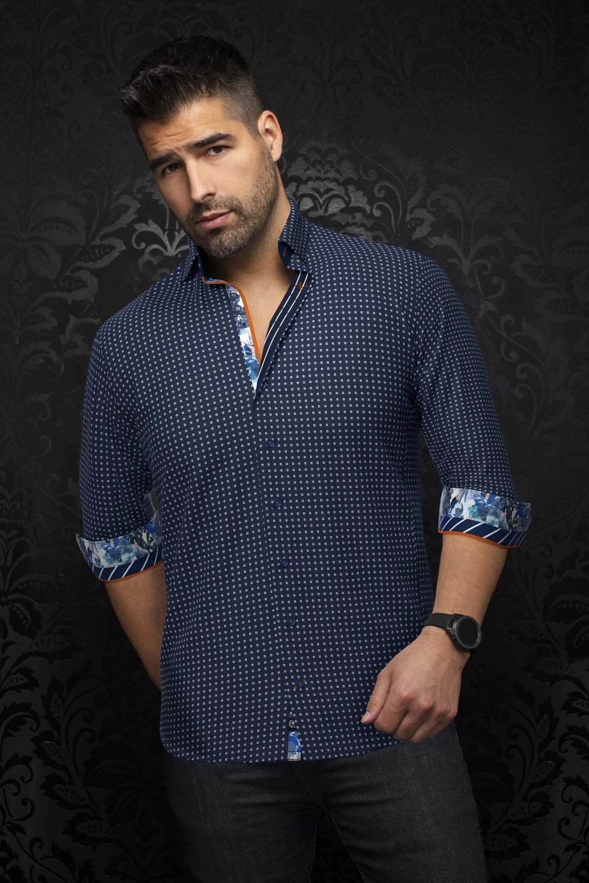 ARLO SHIRT, NAVY
