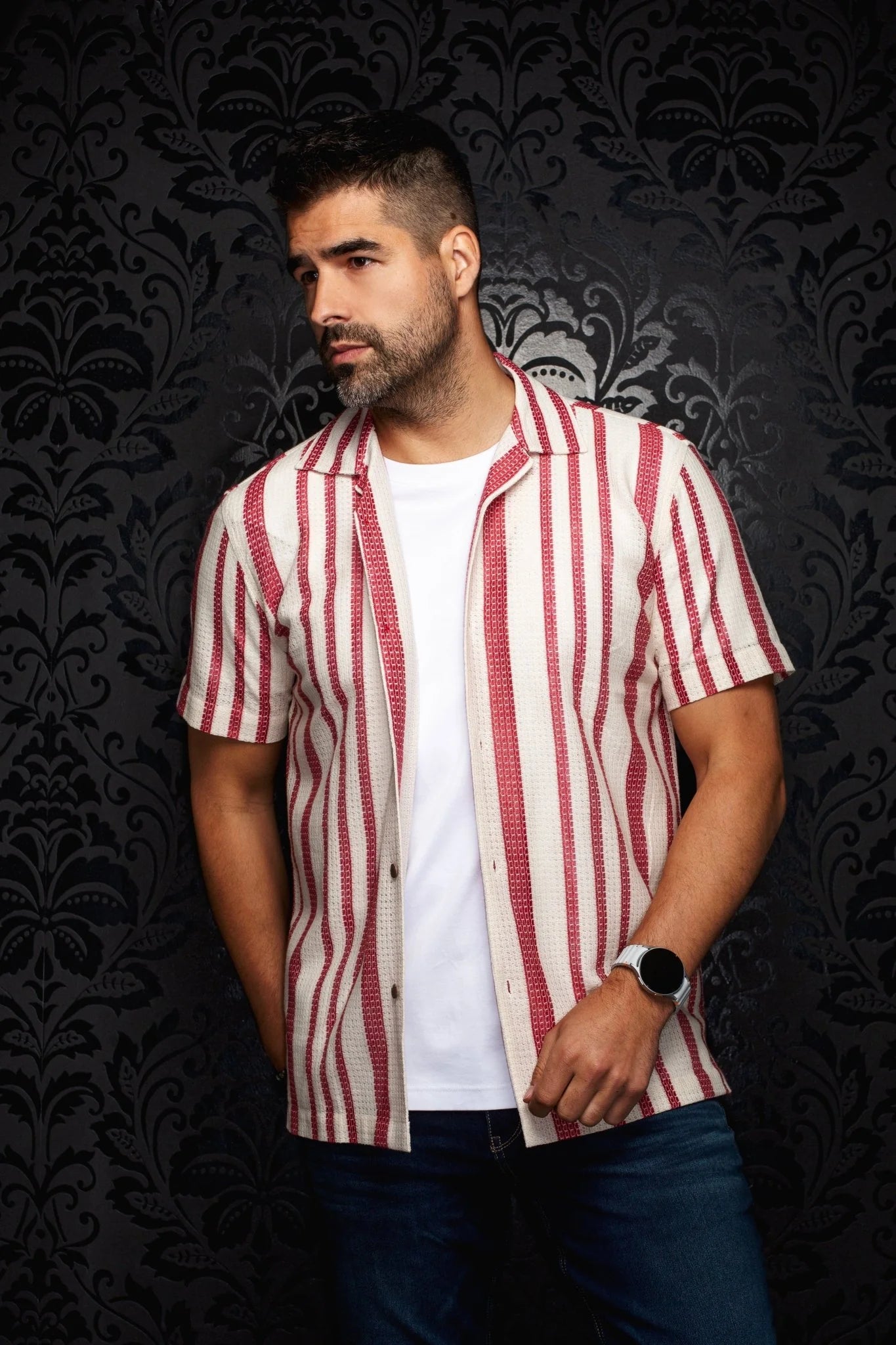 best open collar dress shirt open collar dress shirt COTTON SILK LOAN LOOSE-FIT OPEN COLLAR SHIRT M