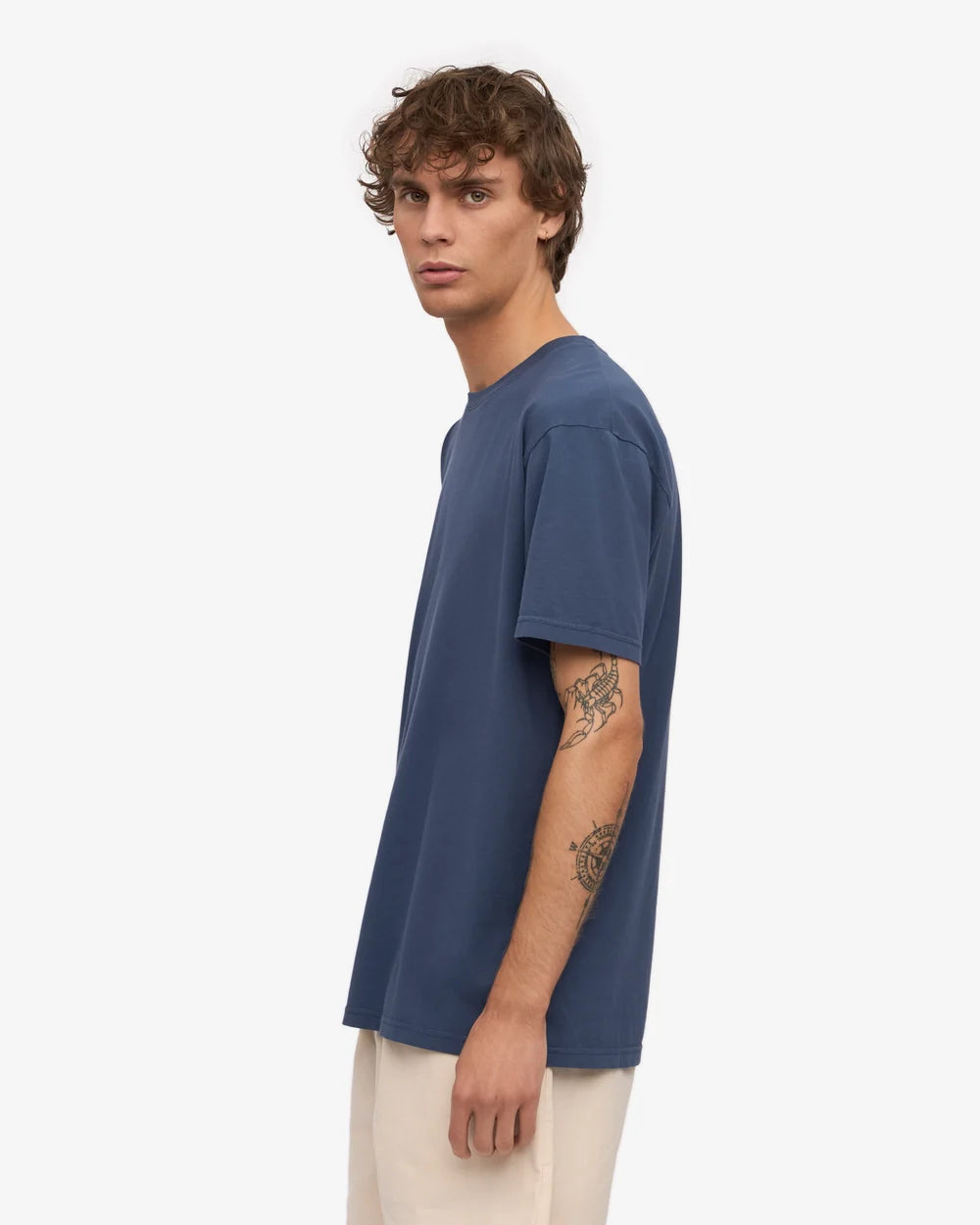 Classic Organic Tee - Petrol Blue