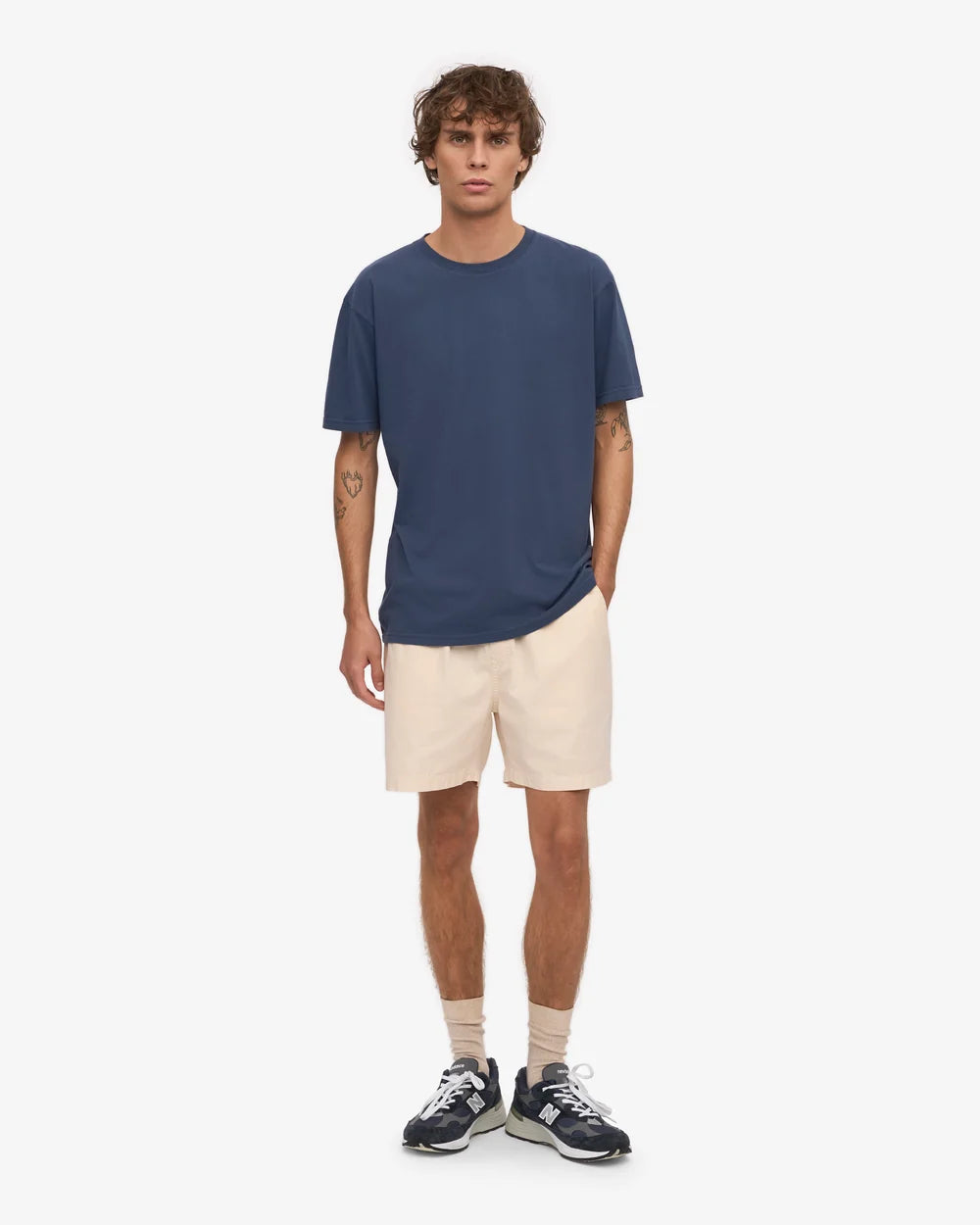 Classic Organic Tee - Petrol Blue