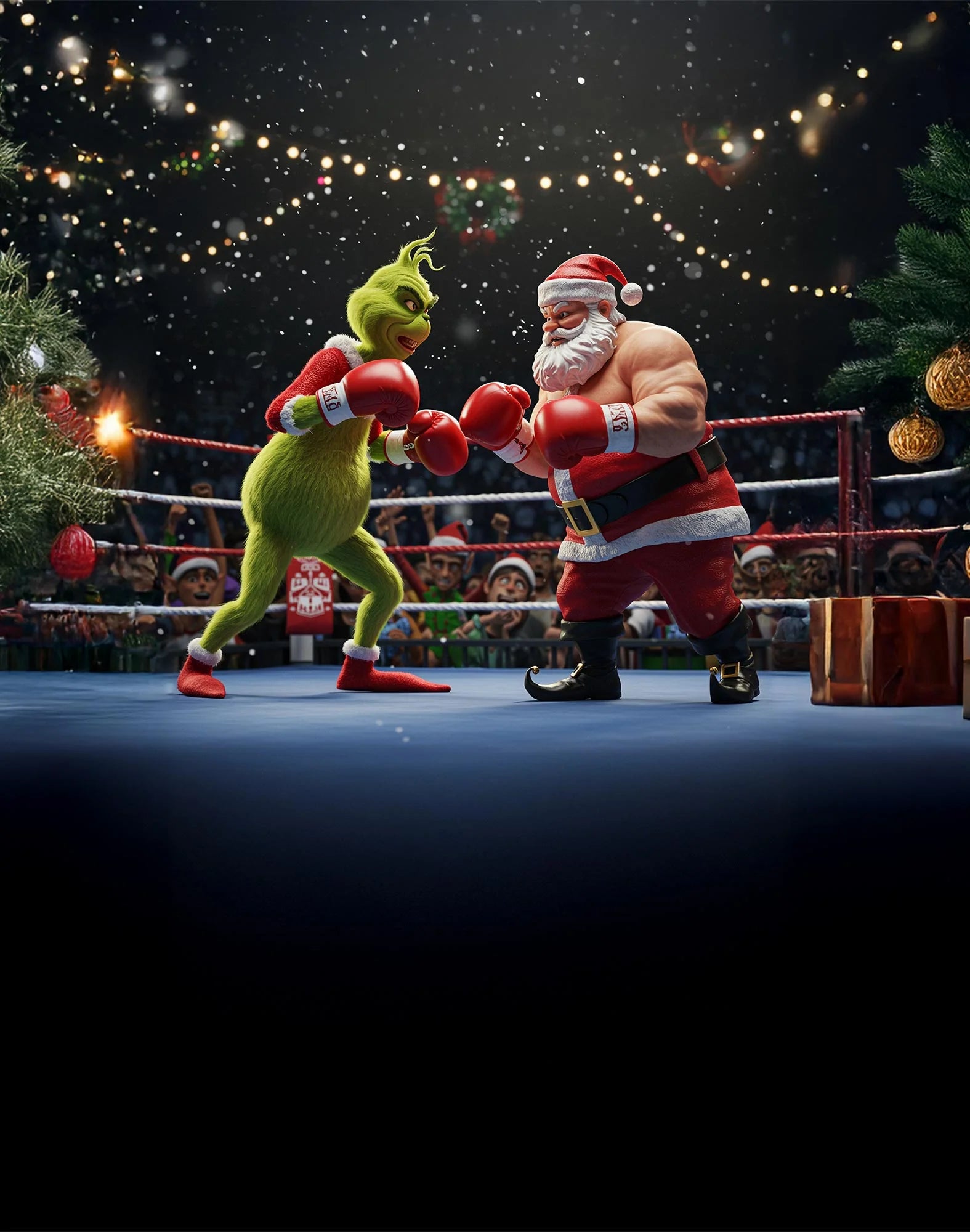 Manomano Long Boxer Santa & Grinch