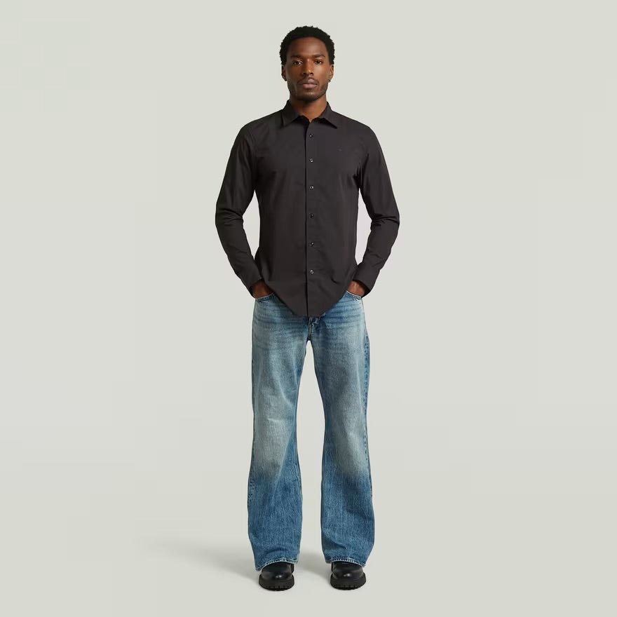 Uniform Slim Shirt - Black