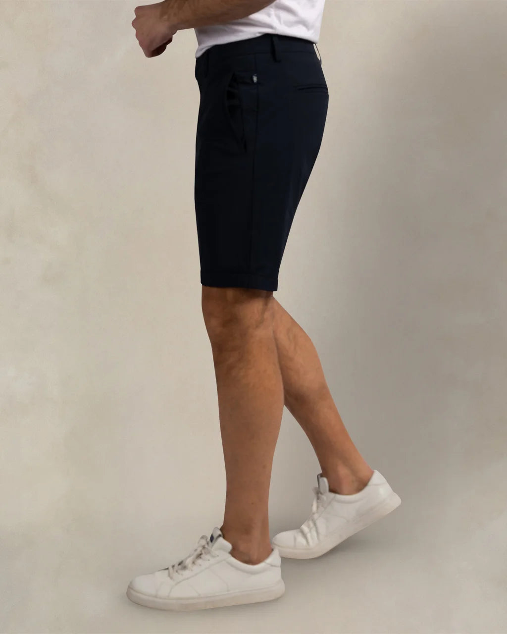 Sporty Stretch Shorts - Dark Blue