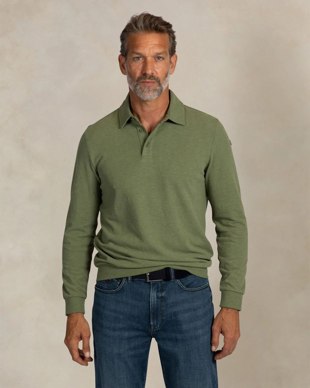 100% Cotton Piqué Polo - Green