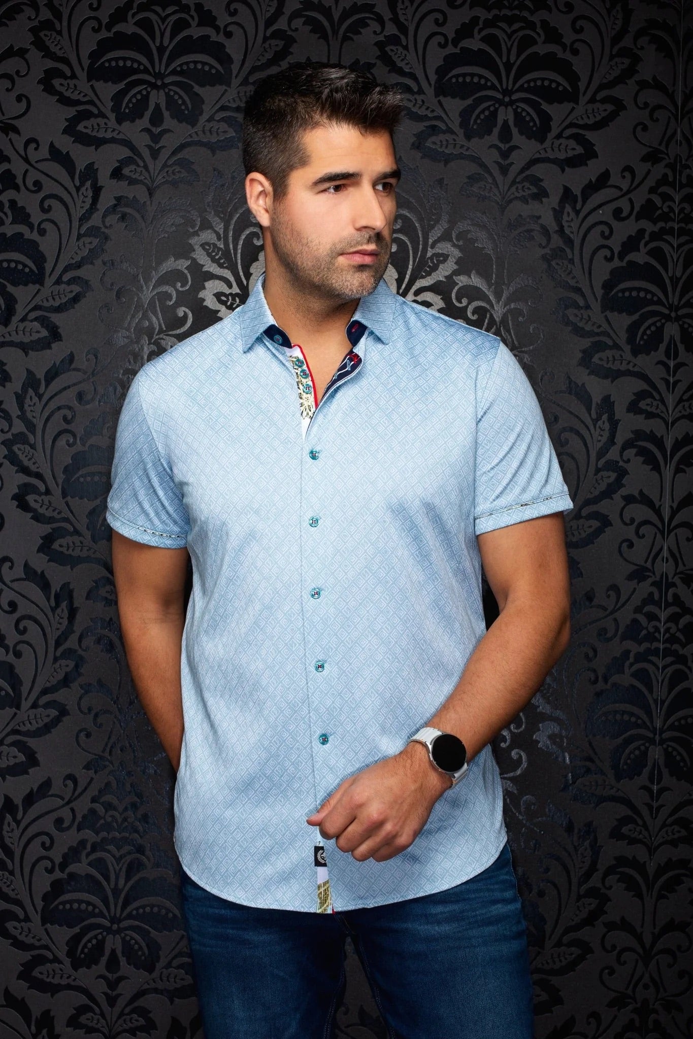 STRETCH SHORT SLEEVES ATACAMA, Reef