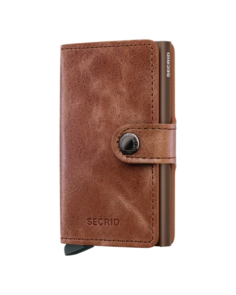 Miniwallet Vintage - Cognac-Brown