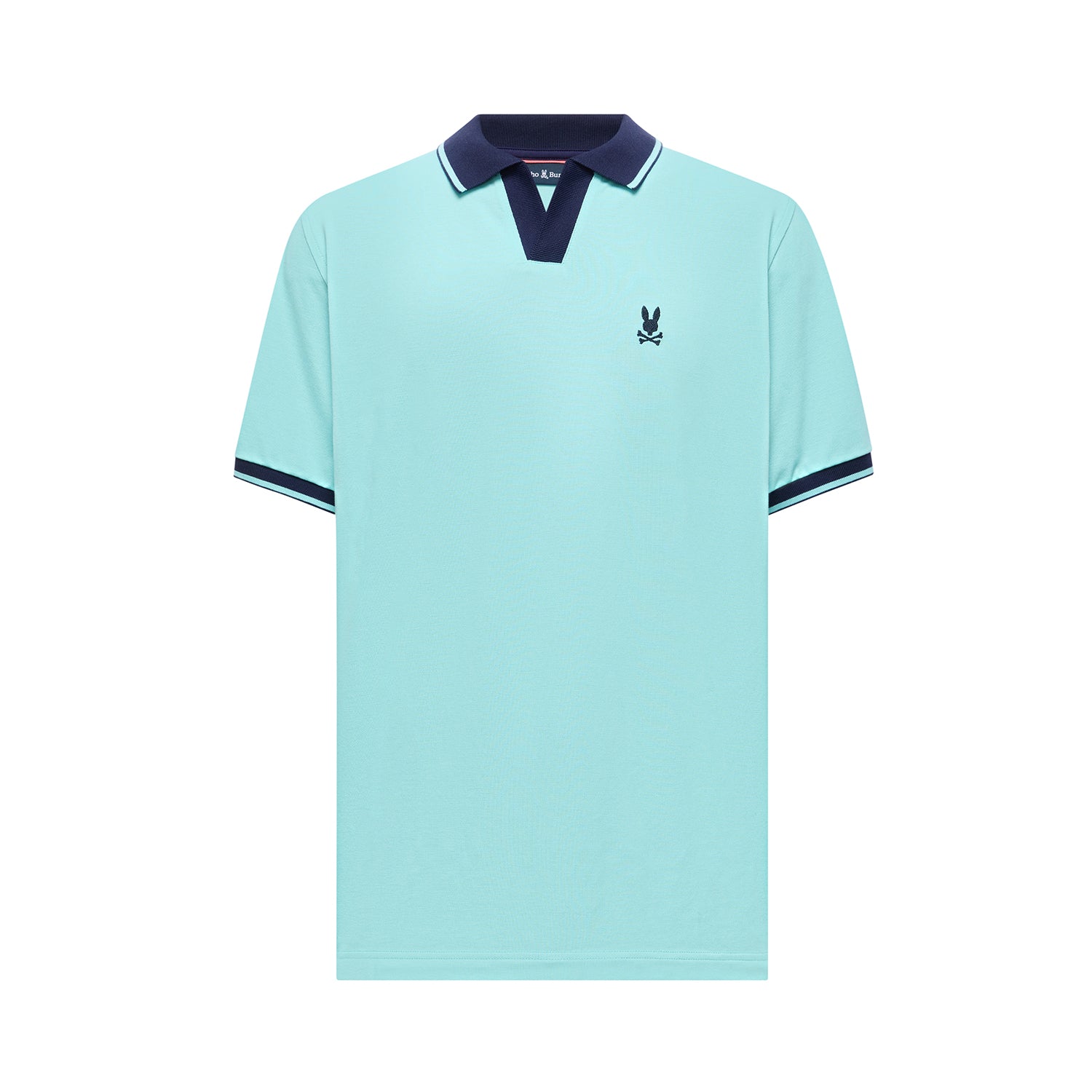 Mens Christiano Johnny Collar Pique Polo - Antigua Sand