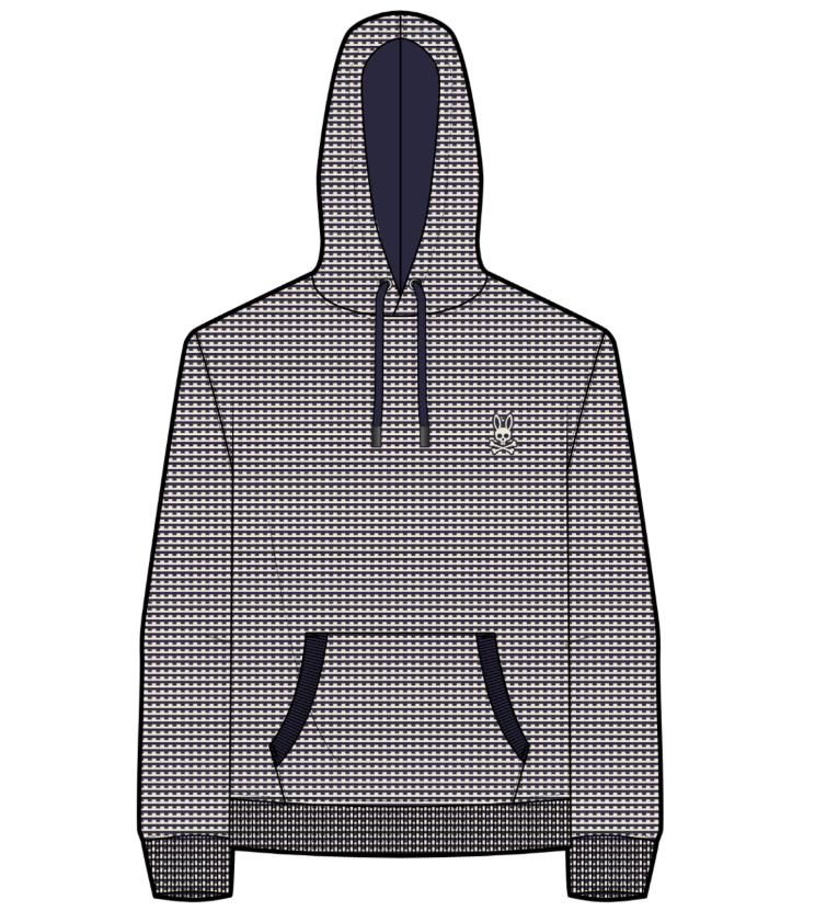 Maxton Waffle Hoodie - Evening Blue