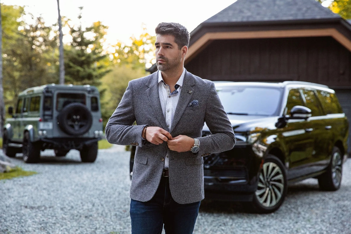 BLAZER | KONRAD, NAVY MIX