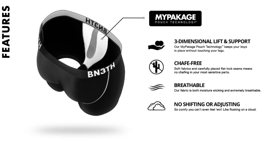 Trunk Boxer 3.5” Retrostripe Slate Print Underwear