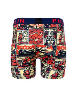 Fashion 2 Long Cut Comic Print Underwear